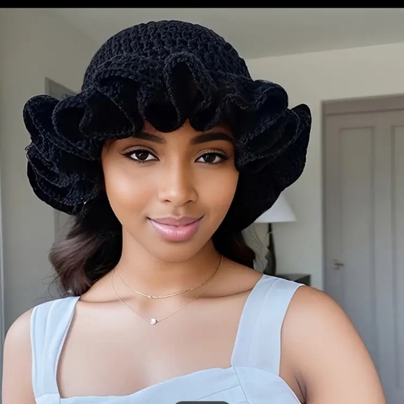 Pink - Unique crochet hat - Picture 4 of 6